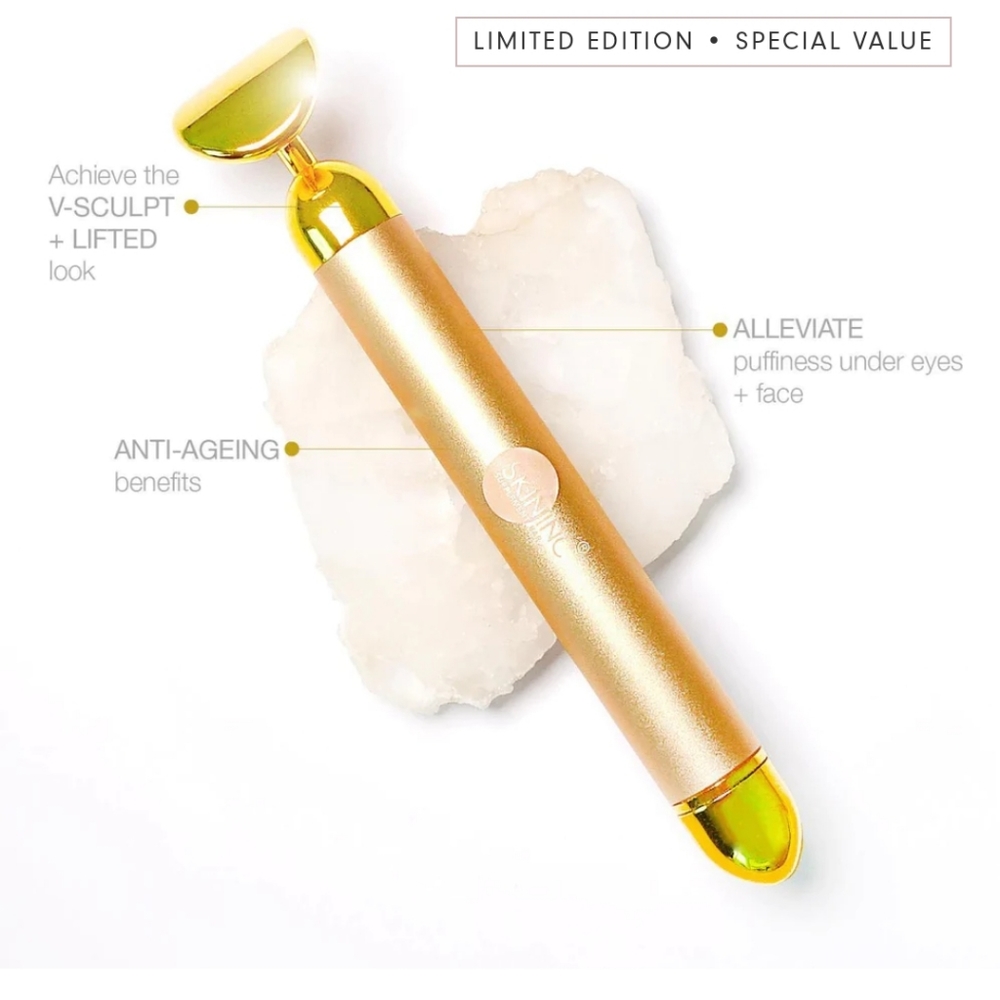 NWT SkinINC Sculpt Lift Bar 24 Karat Gold Lifting Anti-Aging Under Eye Puffiness - Picture 1 of 13